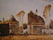 Cristobal Rojas Ruinas de Cua despues del Terremoto de 1812 USA oil painting artist